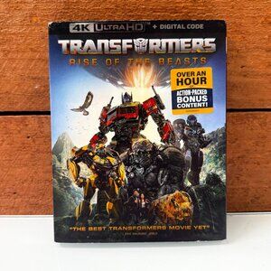 Transformers Rise of the Beasts [4K Ultra HD + Digital Code]Brand New, SLIPCOVER